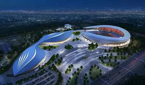 Ujenzi wa Chuma cha Gymnasium ya aina ya Dome