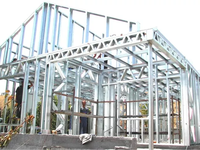 Single-Storey Prefabricated House Steel Construction