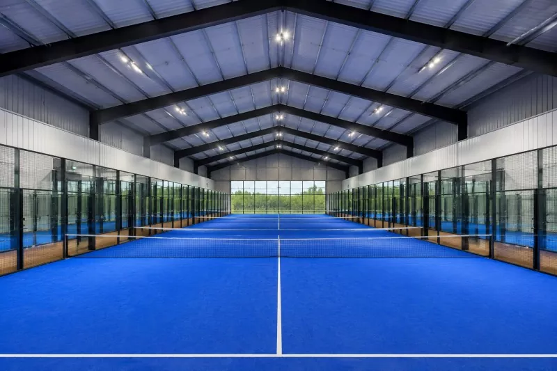 Ujenzi wa Mahakama ya Chuma ya Ndani ya Padel