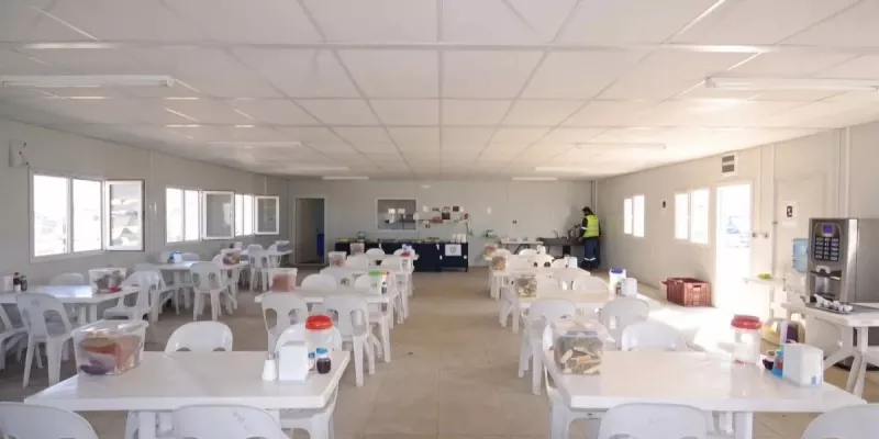 Muundo wa Chuma Ujenzi wa Canteen