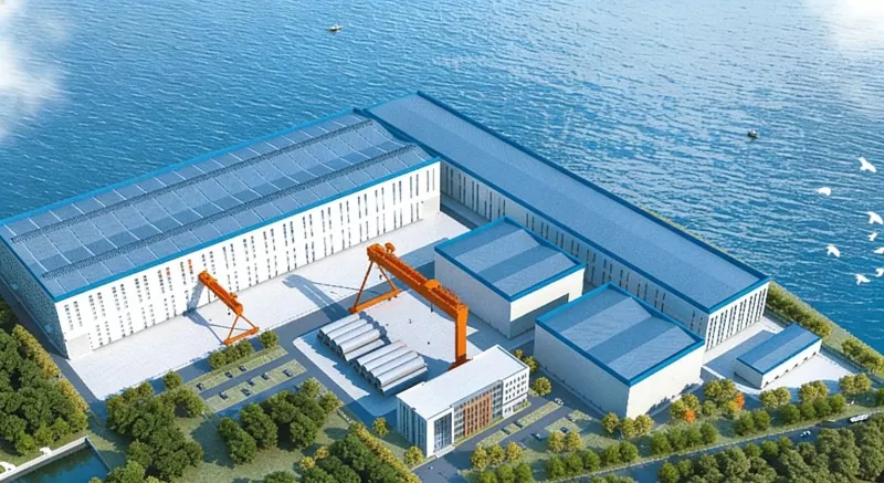 Muundo wa Chuma Kiwanda cha Nguvu za Upepo cha Offshore